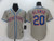 New York Mets Pete Alonso #20 2020 Mlb Grey Jersey