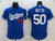 Los Angeles Dodgers Mookie Betts #50 2020 Mlb Navy Blue Jersey