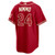 Men's Texas Rangers Brandon Nimmo Nike Red 2026 City Connect Stadium Jersey