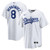 Men's Los Angeles Dodgers Enrique Hernández Nike White Home Replica Jersey