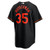 Men's Baltimore Orioles Adley Rutschman Nike Black Alternate Replica Player Jersey
