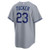 Men's Los Angeles Dodgers Kyle Tucker Nike Gray Road Replica Jersey