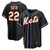 Men's New York Mets Juan Soto Nike Fashion Replica Black Out Jersey