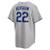 Clayton Kershaw Los Angeles Dodgers Nike Replica Replica Road Replica Player Name Jersey - Gray