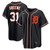 Men's Detroit Tigers Riley Greene Nike Fashion Replica Black Out Jersey