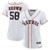 Women's Houston Astros Hunter Brown Nike White Home Replica Jersey