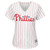 Philadelphia Phillies Majestic Womens Home Cool Base Custom Jersey Jersey White/Scarlet 2021