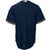 MenS Majestic Navy Milwaukee Brewers Official Cool Base Jersey -