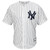 MenS White New York Yankees Big & Tall Replica Team Jersey