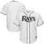 Tampa Bay Rays Majestic Official Cool Base Jersey Jersey White 2021