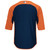 MenS Majestic Orange/Navy Detroit Tigers  Collection On-Field 3/4-Sleeve Batting Practice Jersey