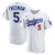 Men's Los Angeles Dodgers Freddie Freeman Nike White Home  Sponsor Patch Jersey