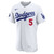 Men's Los Angeles Dodgers Freddie Freeman Nike White Home  Sponsor Patch Jersey