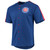 MenS Stitches Royal Chicago Cubs Logo Button-Up Jersey
