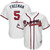 Freddie Freeman Atlanta Braves Majestic 2021 Postseason Official Cool Base Player Jersey Jersey White