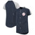 Stitches Navy New York Yankees Logo Button-Down Jersey