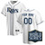 Tampa Bay Rays 2021 Mlb Personalized Custom White Custom Jersey Jersey
