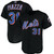 Mike Piazza #31 New York Mets Black All Over Print Baseball Jersey For Fans