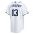 Youth Tampa Bay Rays Junior Caminero Nike White Home Replica Jersey