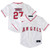 Los Angeles Angels Mike Trout #27 2020 MLB White Jersey