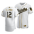 Orioles Roberto Alomar #12 Golden Edition White  Jersey