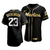 Men'S Miami Marlins Corey Dickerson #23 Golden Edition Black  Jersey