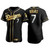 Julio Urias Los Angeles Dodgers 2021 Gold Program #7 Jersey Black Golden 