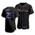 Men'S Miami Marlins Lewis Brinson #25 Iridescent Logo Holographic Limited Jersey Black