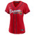 Women's Atlanta Braves Ronald Acuña Jr. Nike Red Alternate Replica Jersey