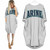 Seattle Mariners Ken Griffey Jr 24 2020 Mlb White Jersey Inspired Batwing Pocket Dress Model A4249