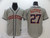 Houston Astros Jose Altuve #27 2020 Mlb Grey Jersey