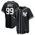 Men's New York Yankees Aaron Judge Nike Fashion Replica Black Out Jersey