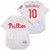 Philadelphia Phillies Jt Realmuto #10 2020 Mlb White Jersey