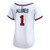 Women's Atlanta Braves Ozzie Albies Nike White Home Limited Player Jersey