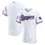 Men's Texas Rangers Nike White Home Sponsor Patch  Jersey
