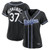 Women's Los Angeles Dodgers Teoscar Hernández Nike Fashion Black Out Replica Jersey