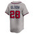 Men's Atlanta Braves Matt Olson Nike Gray Road Limited Player Jersey