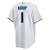 Men's Miami Marlins Connor Norby Nike White Home Replica Jersey