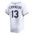 Men's Tampa Bay Rays Junior Caminero Nike White Home Limited Jersey