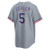 Men's Texas Rangers Corey Seager Nike Gray Road Replica Jersey