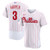 Men's Philadelphia Phillies Bryce Harper Nike White Home  Sponsor Patch Jersey
