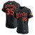 Men's Baltimore Orioles Adley Rutschman Nike Black Alternate Elite Jersey