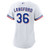 Women's Texas Rangers Wyatt Langford Nike White Home Replica Jersey