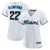 Women's Miami Marlins Sandy Alcantara Nike White Home Replica Player Jersey