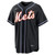 Men's New York Mets Francisco Lindor Nike Fashion Replica Black Out Jersey