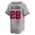 Men's Atlanta Braves Matt Olson Nike Gray Road Limited Player Jersey