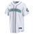 Men's Seattle Mariners Cal Raleigh Nike White Home Stadium 50th Season Patch Jersey