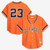 Men's Detroit Tigers Kirk Gibson Mitchell & Ness Orange Cooperstown Collection Mesh Batting Practice Button-Up Jersey