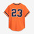 Men's Detroit Tigers Kirk Gibson Mitchell & Ness Orange Cooperstown Collection Mesh Batting Practice Button-Up Jersey
