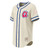 Men's Atlanta Braves Stitches Natural Throwback Fashion Jersey